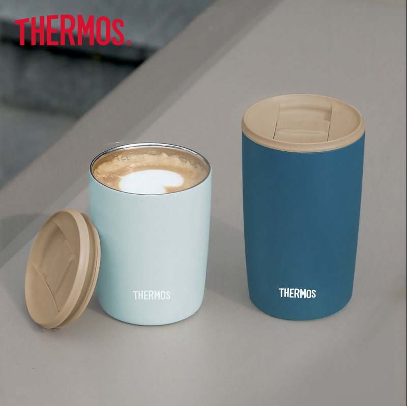Thermos 膳魔师 ‎JDP-300 LB 滑动式杯盖桌面保温杯 300mL 93.59元（天猫219元） 值值值-买手聚集的地方