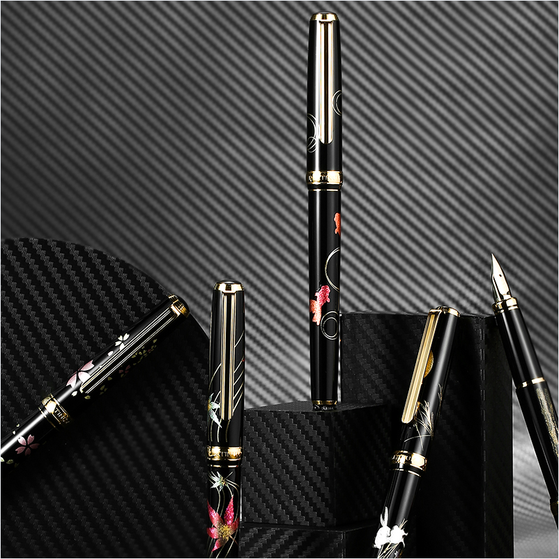 Platinum 日本白金 金箔莳绘 18K金尖钢笔 PTL-20000H 桜吹雪 622.37元（天猫旗舰店1072元） 值值值-买手聚集的地方