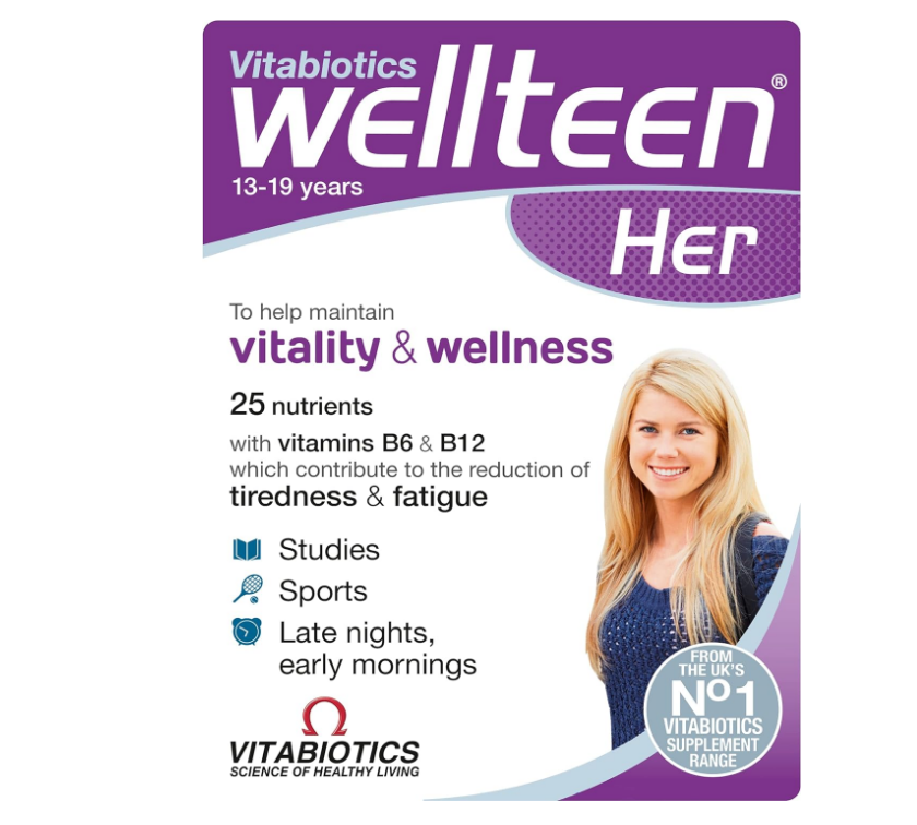 VITABIOTICS 薇塔贝尔 Wellteen Her/Him 13-19岁青少年女生/男生综合维生素 30粒 39.37元 值值值-买手聚集的地方