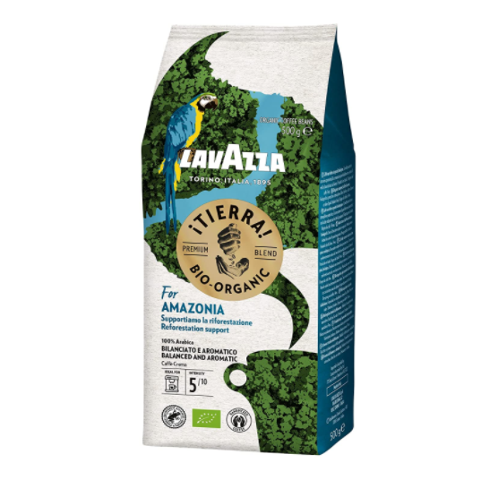 雨林联盟认证，LAVAZZA 拉瓦萨 Tierra!大地系列 中度烘焙有机咖啡豆 500g 81.78元 值值值-买手聚集的地方