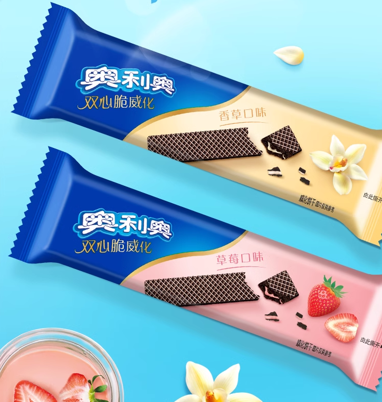 亿滋 奥利奥 双心脆威化饼干 36条 新低15.9元包邮（返4元卡后） 值值值-买手聚集的地方
