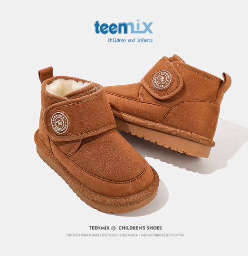 Teenmix 天美意 儿童加绒雪地靴 3色 低至69.65元包邮 值值值-买手聚集的地方