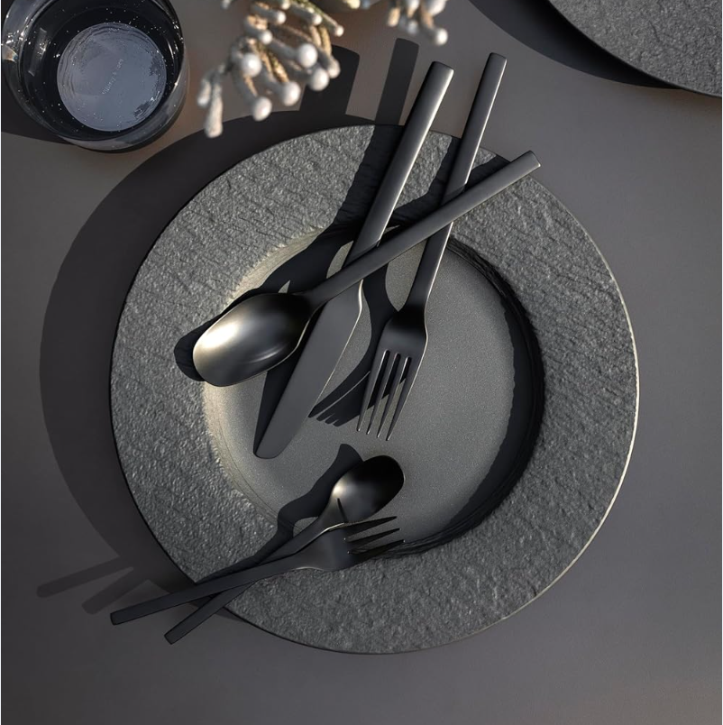 Villeroy&Boch德国唯宝 Manufacture Rock 匠心·岩 精细瓷圆形餐盘 27cm*6个 629.51元（天猫旗舰店225元/个） 值值值-买手聚集的地方