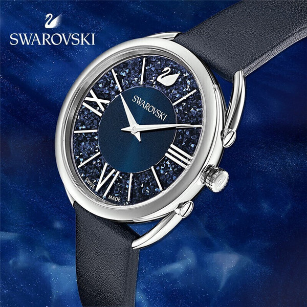 Swarovski 施华洛世奇 Crystalline Glam 璀璨优雅皮带石英手表5537961 1344.83元 值值值-买手聚集的地方