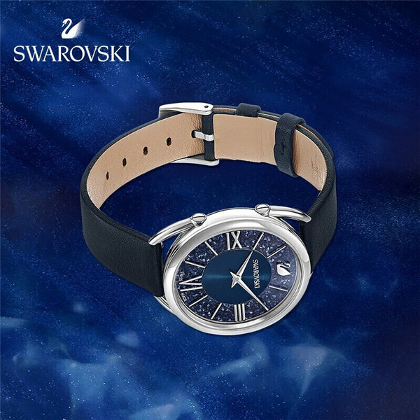 Swarovski 施华洛世奇 Crystalline Glam 璀璨优雅皮带石英手表5537961 1344.83元 值值值-买手聚集的地方