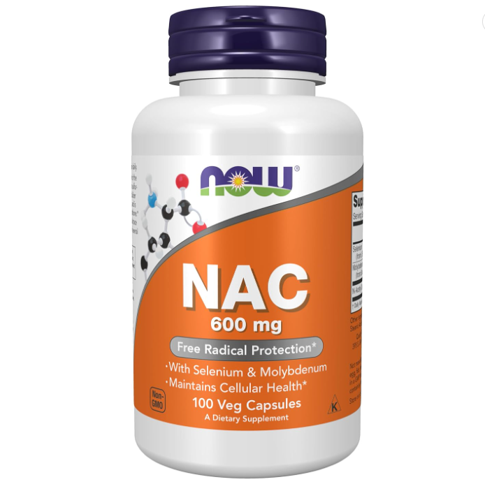 抗氧化增强免疫力，Now Foods 诺奥 N-乙酰半胱氨酸胶囊600mg*100粒 新低108.46元 值值值-买手聚集的地方