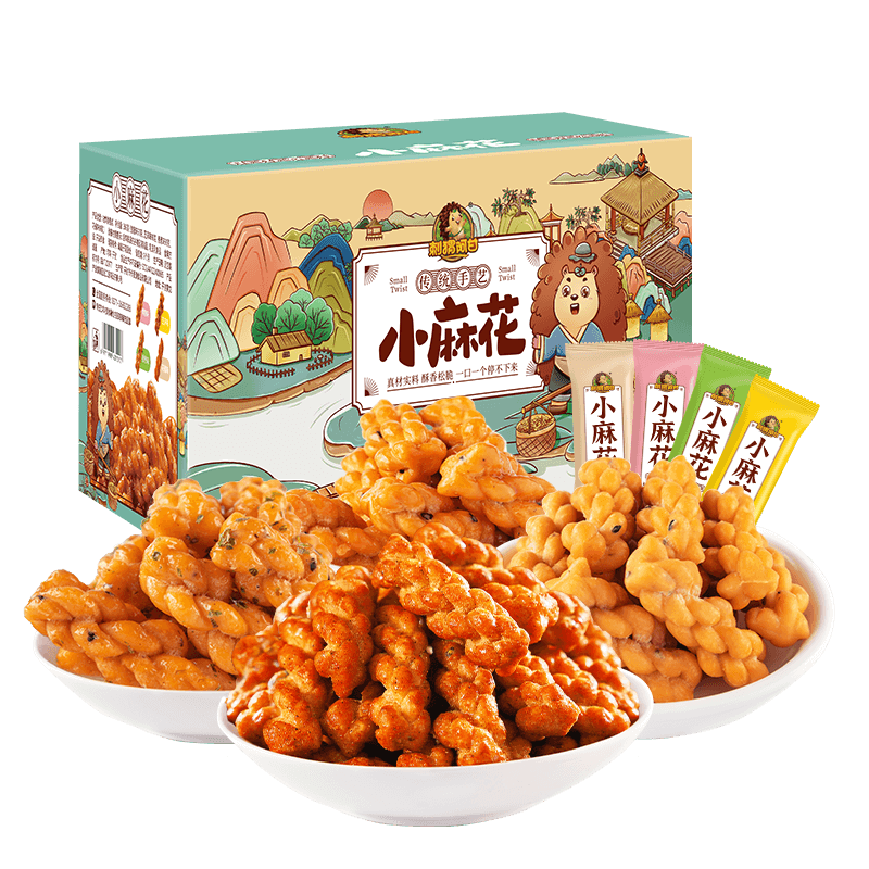 刺猬阿甘 传统手艺小麻花360g（4种口味，约100根） 新低9.9元包邮 值值值-买手聚集的地方