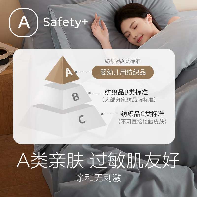 网易严选  A类全棉有氧棉四件套 4057960 （1.5米床/2*2.3m） 179.5元包邮 值值值-买手聚集的地方