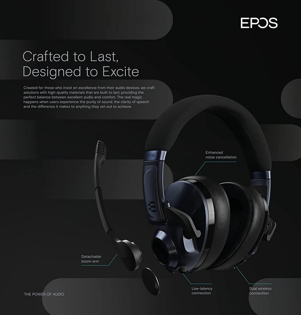 亚马逊销冠！EPOS 音珀 H3PRO Hybrid 专业三模无线游戏耳机 新低711元 值值值-买手聚集的地方