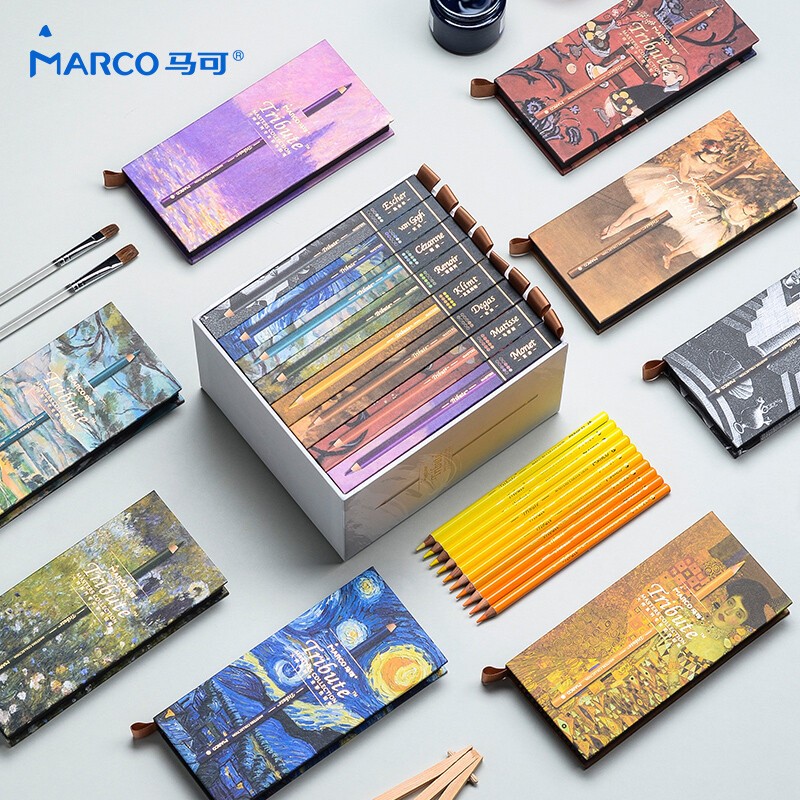 MARCO 马可 Tribute大师系列 80色彩色铅笔 定制珍藏版礼盒 3300-80CB 新低176.85元包邮 值值值-买手聚集的地方