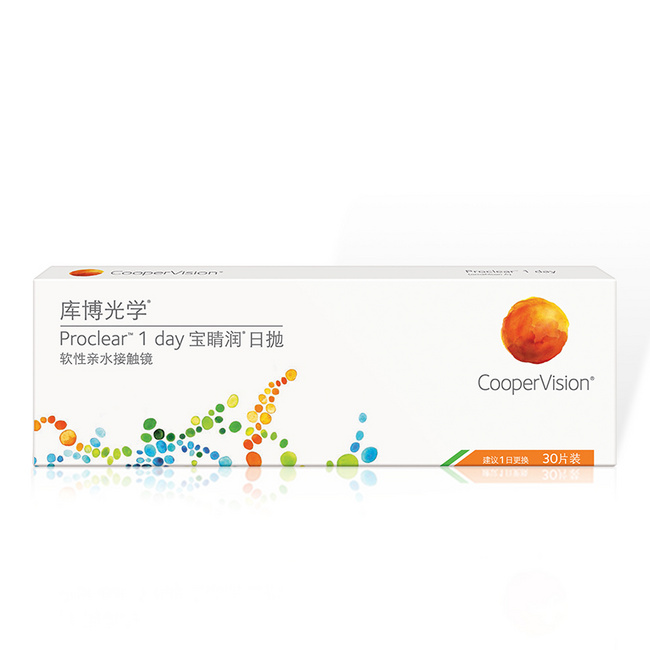 CooperVision 库博光学 宝睛润日抛隐形眼镜 30片装 80元包邮 值值值-买手聚集的地方