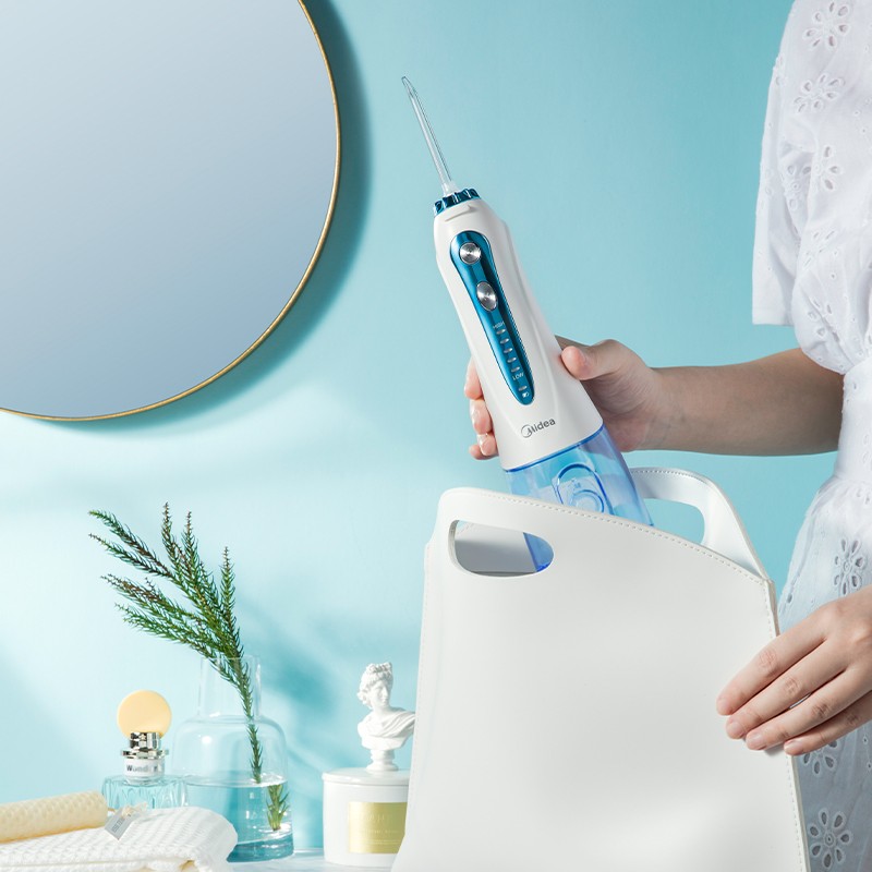 Midea 美的 MC-BJ0101 小蓝鲸冲牙器 自带5个喷嘴 129元包邮 值值值-买手聚集的地方