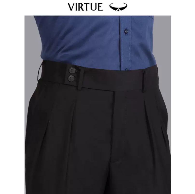 Virtue 富绅 男士直筒宽松商务休闲西裤 YKM40151 49元包邮 值值值-买手聚集的地方