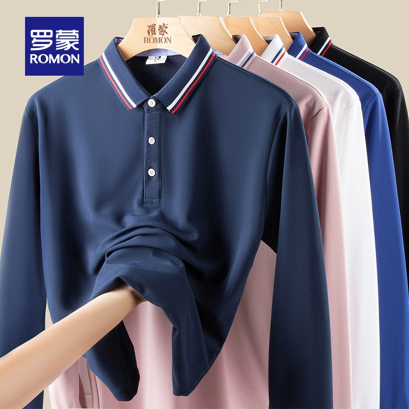 Romon 罗蒙 男士长袖休闲Polo衫*2件 5色 99.8元包邮 （49.9元/件） 值值值-买手聚集的地方
