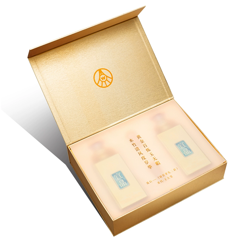 五粮液仙林生态出品，宜品 岁月鎏金 52度白酒礼盒 500mL*2瓶 199元包邮 值值值-买手聚集的地方