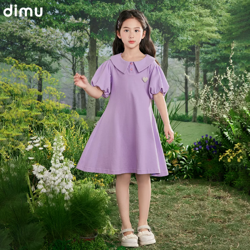 限时清仓！dimu 笛牧 女童连衣裙/卫衣裙/短袖套装/卫衣套装等 （100~160cm） 39元起包邮 值值值-买手聚集的地方