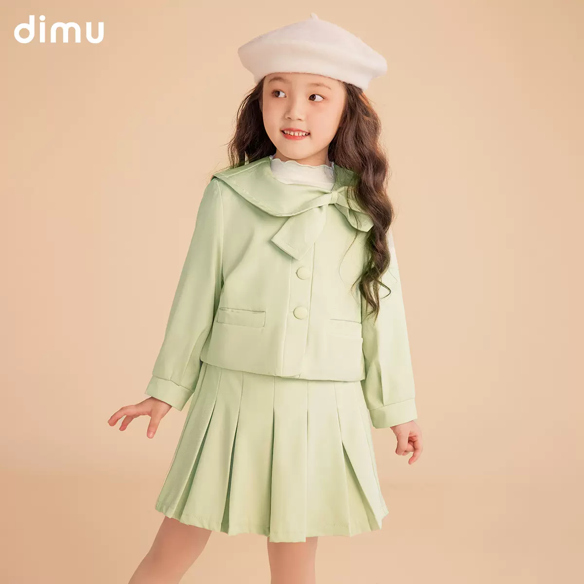 限时清仓！dimu 笛牧 女童春季套装/打底衣/连衣裙（100~160cm）多款 29元起包邮 值值值-买手聚集的地方