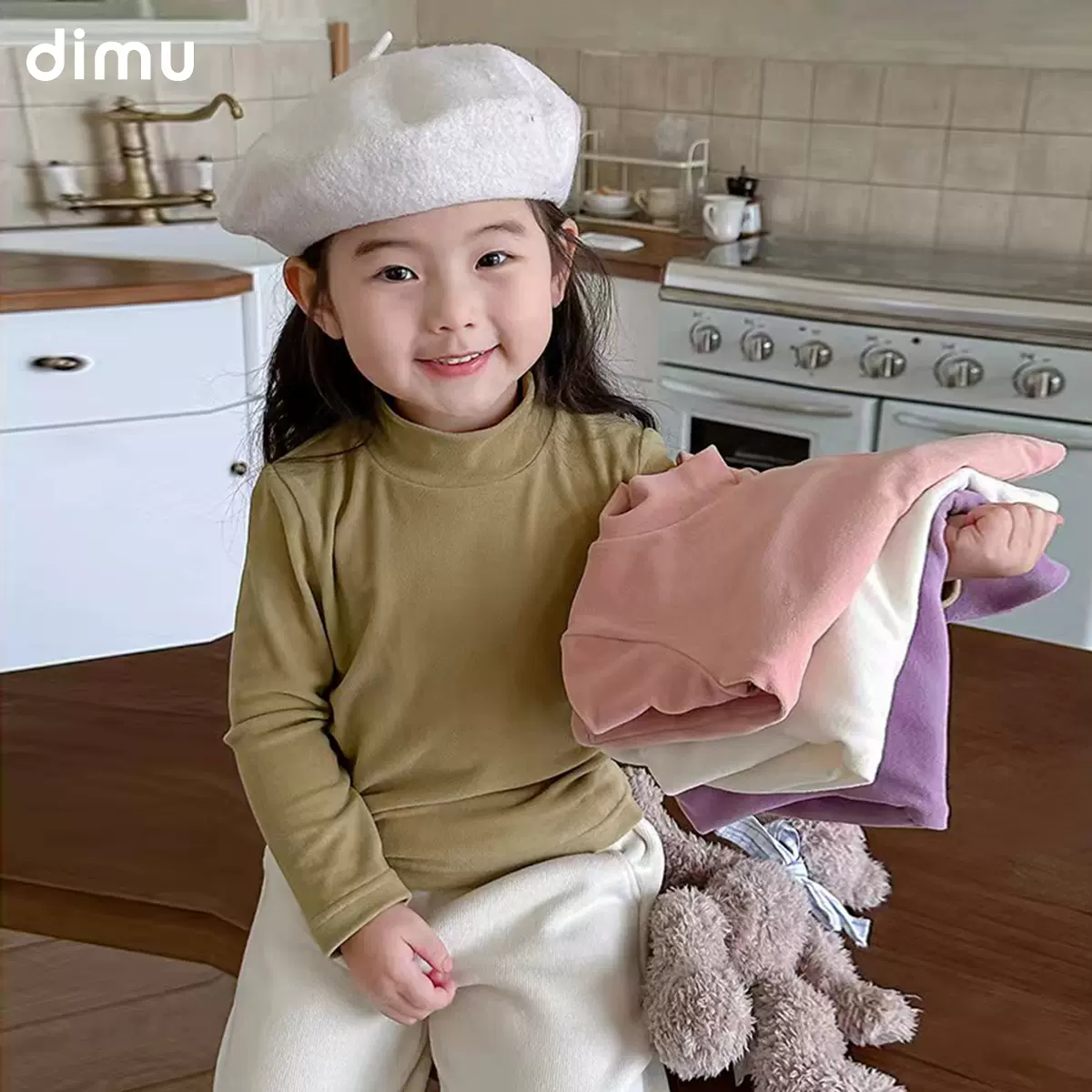 限时清仓！dimu 笛牧 女童春季套装/打底衣/连衣裙（100~160cm）多款 29元起包邮 值值值-买手聚集的地方