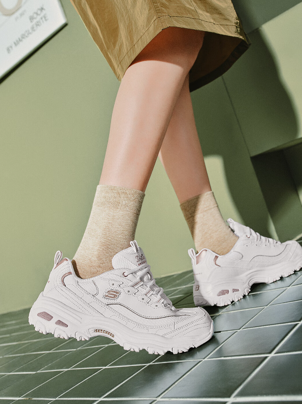 SKECHERS 斯凯奇 女士厚底减震老爹鞋休闲鞋 13145 289元包邮 值值值-买手聚集的地方