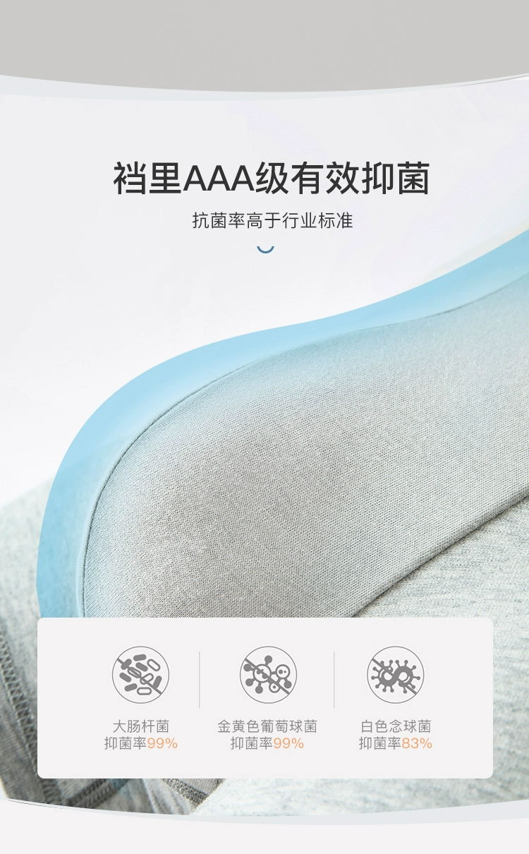 网易严选 男式50S精梳棉抑菌平角内裤 4条装 64.9元包邮 值值值-买手聚集的地方