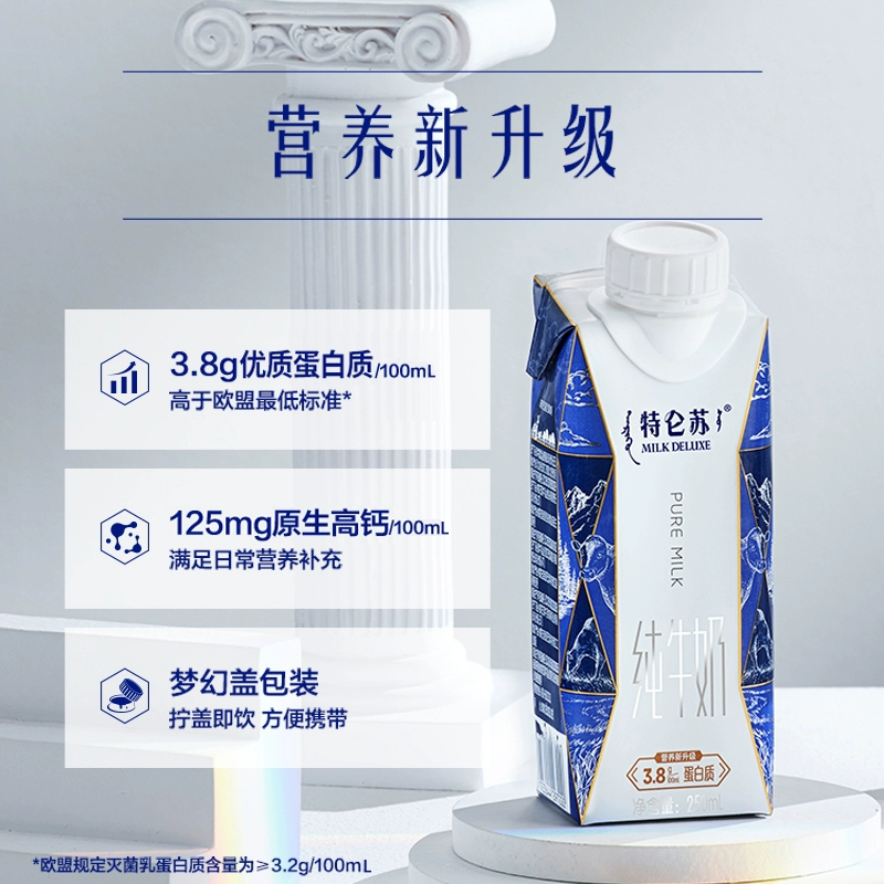 特仑苏 梦幻盖 纯牛奶 250ml*10盒*2件 74.9元包邮 值值值-买手聚集的地方