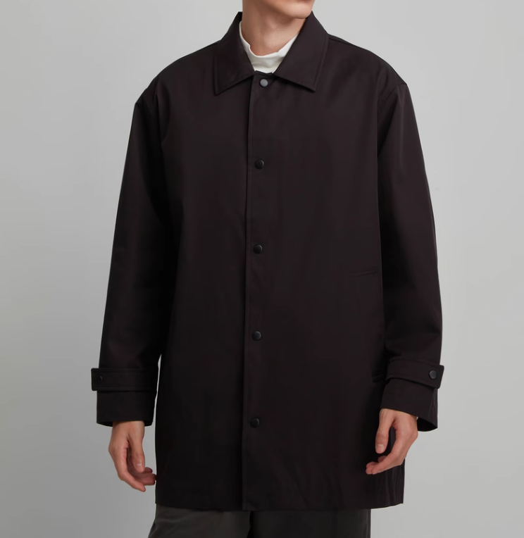 Gap 盖璞 男士春秋防雨防风翻领长款夹克外套 811146 284.05元 包邮 值值值-买手聚集的地方