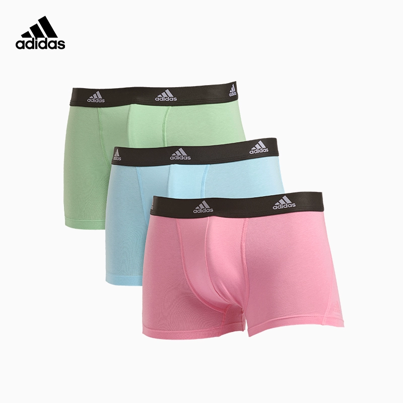 adidas 阿迪达斯 男士弹力棉质三角/平角内裤3条装 多款 99元包邮（双重优惠） 值值值-买手聚集的地方