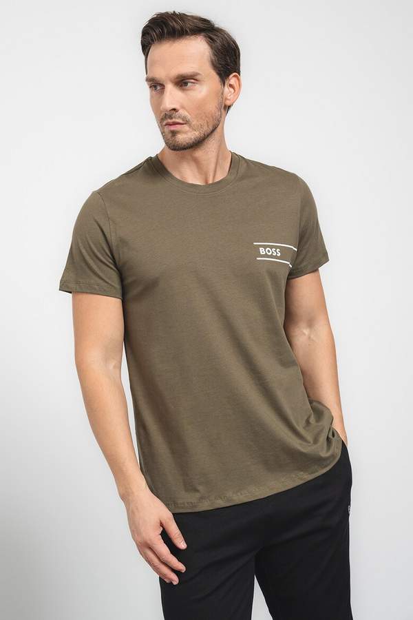 BOSS Hugo Boss 雨果·博斯 TSHIRTRN 24 男士有机棉印花短袖T恤50499335 177元（天猫旗舰店折后320元） 值值值-买手聚集的地方