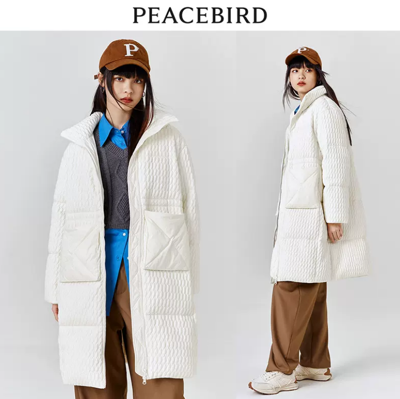 PEACEBIRD 太平鸟 女士中长款羽绒服 多款 史低299元包邮 值值值-买手聚集的地方