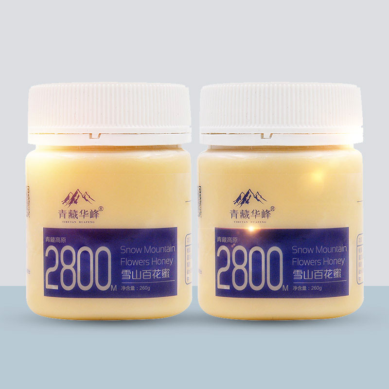 养蜂大赛金奖，青藏华峰 天然高原雪山百花蜂蜜 260g*2瓶 29.9元包邮（14.9元/瓶） 值值值-买手聚集的地方