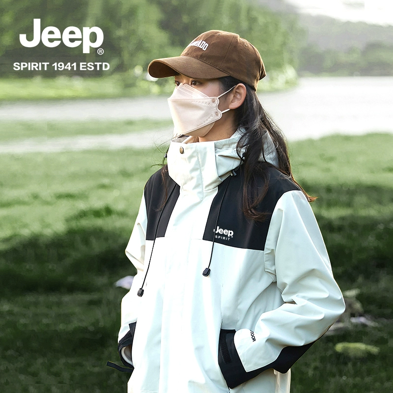 Jeep Spirit 三合一可拆卸内胆保暖防水冲锋衣外套 男女多色 159元包邮 值值值-买手聚集的地方