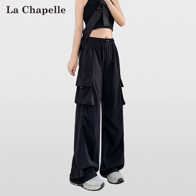 La Chapelle 拉夏贝尔 2024春季新款女式伞兵裤工装裤 4色 79元包邮 值值值-买手聚集的地方