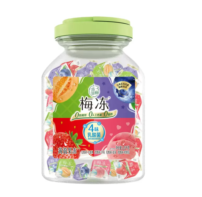 溜溜梅 天然梅冻 蒟蒻果冻 1000g 34.9元包邮 值值值-买手聚集的地方
