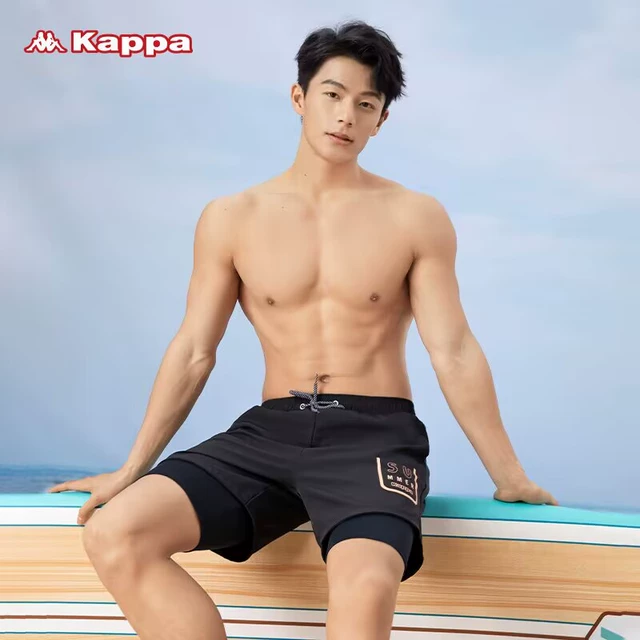 Kappa卡帕 男士水陆两穿双层泳裤 KP2304010 31元包邮（2件58元） 值值值-买手聚集的地方