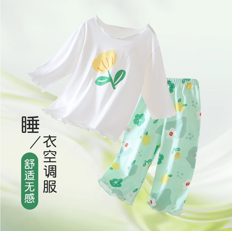 Deesha 笛莎 A类春秋女童纯棉家居服套装（110~175码）多款 29.9元包邮 值值值-买手聚集的地方