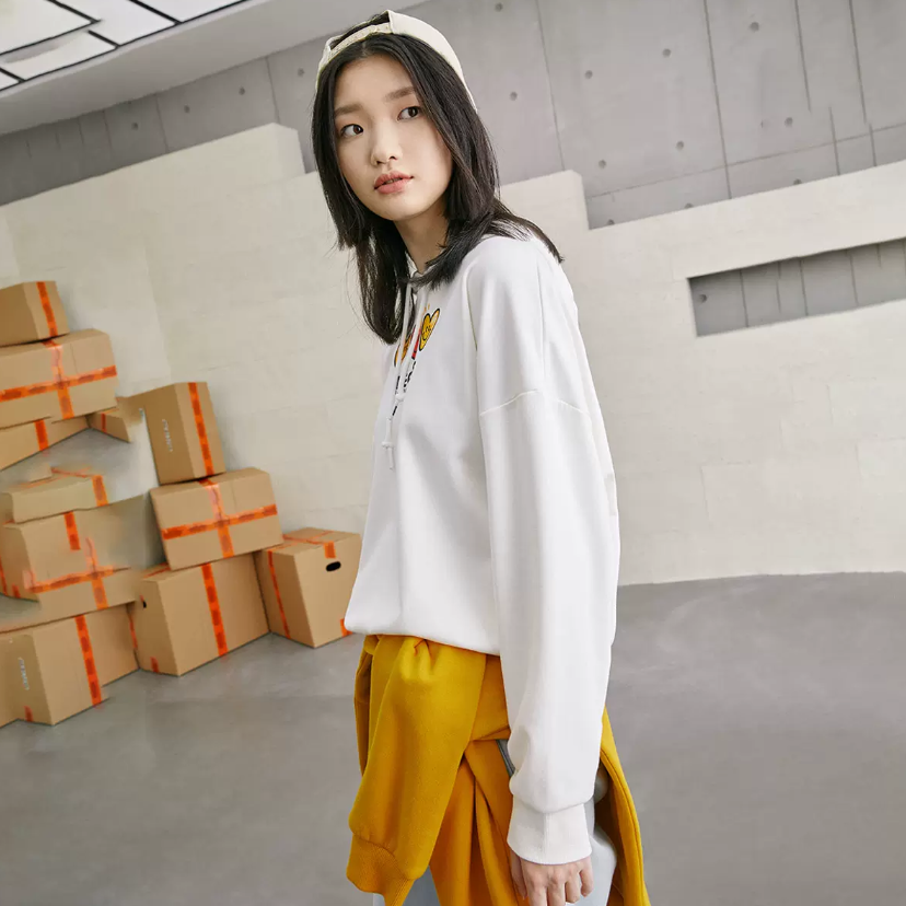 Skechers 斯凯奇 女士针织连帽卫衣L321W213 新低69元包邮 值值值-买手聚集的地方