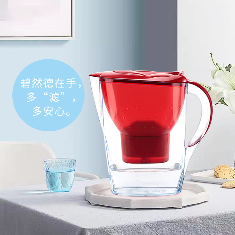 Brita 碧然德 Marella海洋系列 滤水壶2.4L（1壶1芯） 59元包邮 值值值-买手聚集的地方