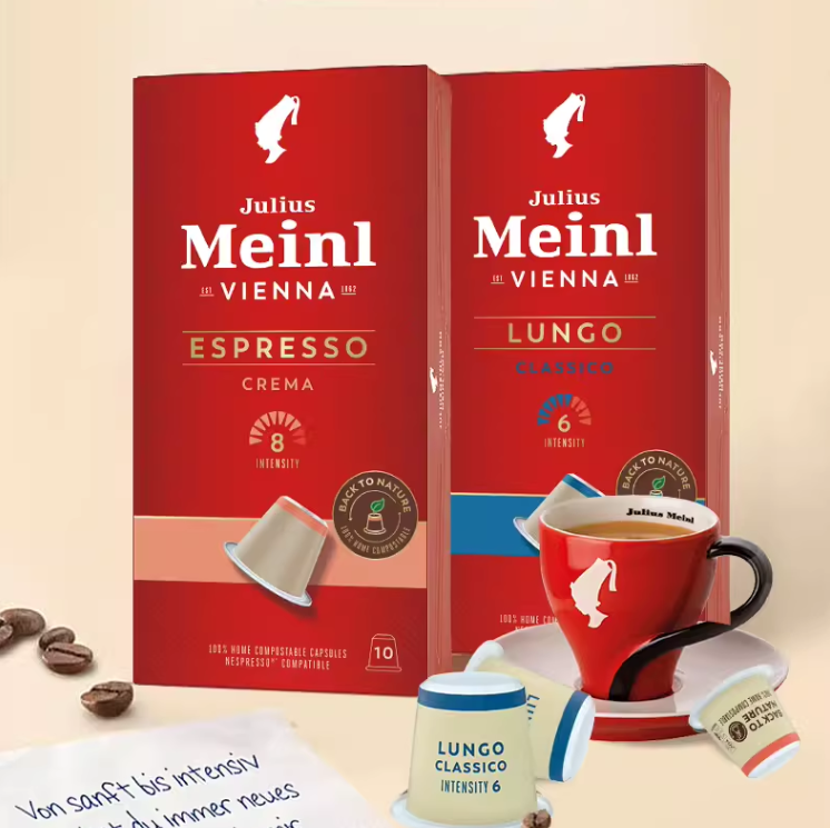 奥地利百年国宝咖啡品牌，Julius Meinl 小红帽 意式风味胶囊咖啡 20粒*2件 104.76元包邮（2.6元/粒） 值值值-买手聚集的地方