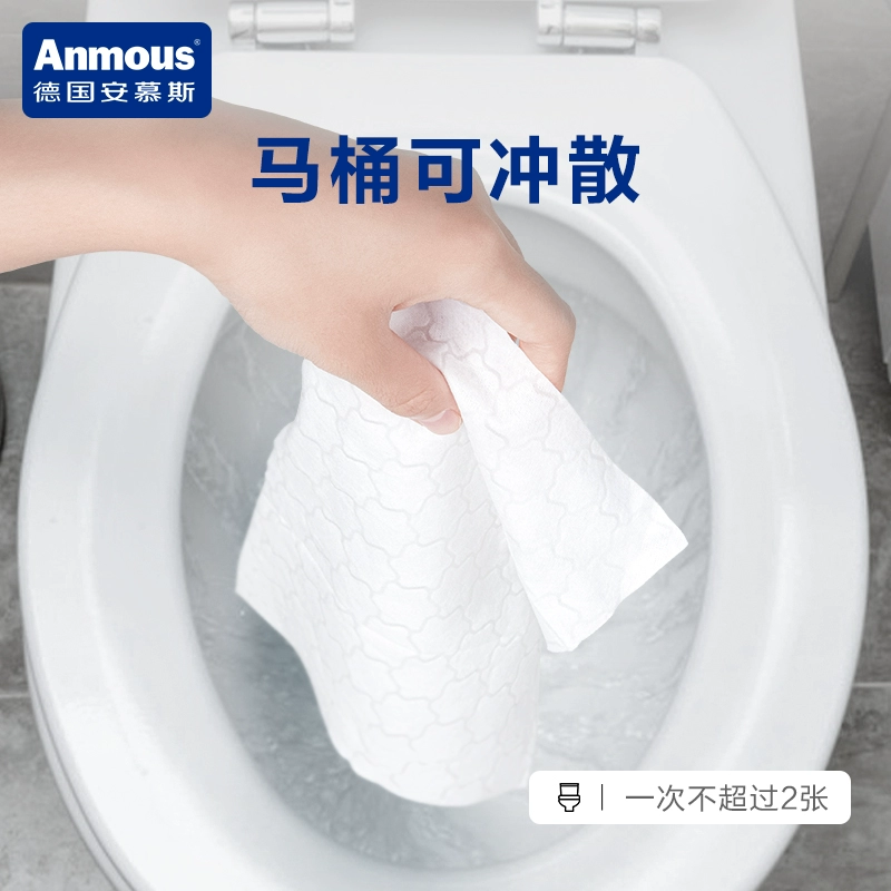 安慕斯 湿厕纸便携小包装 100片/包 19.9元包邮 值值值-买手聚集的地方