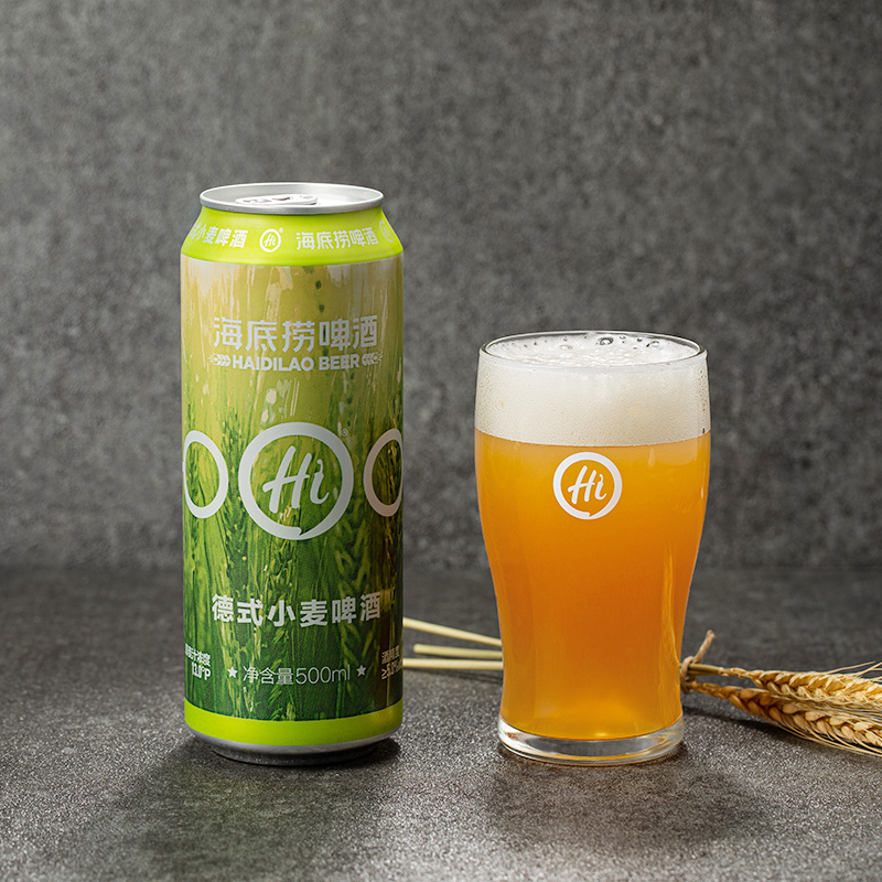 海底捞啤酒 德式小麦精酿啤酒 500ml*12罐 68元包邮 值值值-买手聚集的地方
