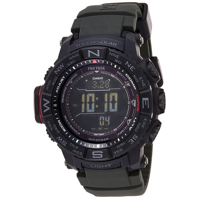 Casio 卡西欧 Pro Trek系列 PRW-3510Y-8CR 三重感应器 太阳能多功能手表 1390元 值值值-买手聚集的地方