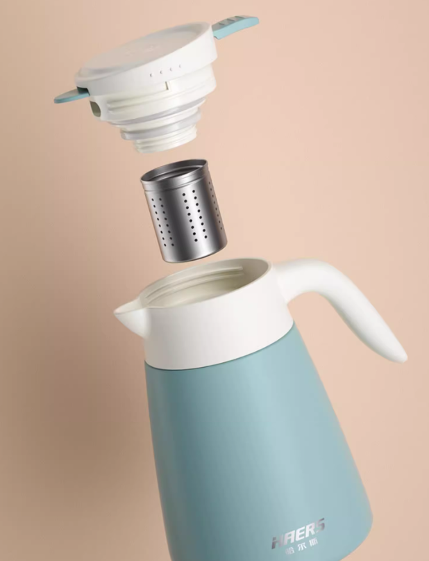 HAERS 哈尔斯 316不锈钢焖茶壶保温壶 800ml 45元包邮 值值值-买手聚集的地方