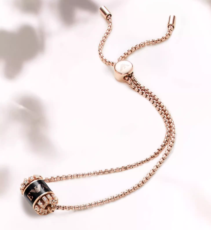 Emporio Armani 安普里奥·阿玛尼 浪漫小蛮腰系列黑金手链 329元包邮 值值值-买手聚集的地方