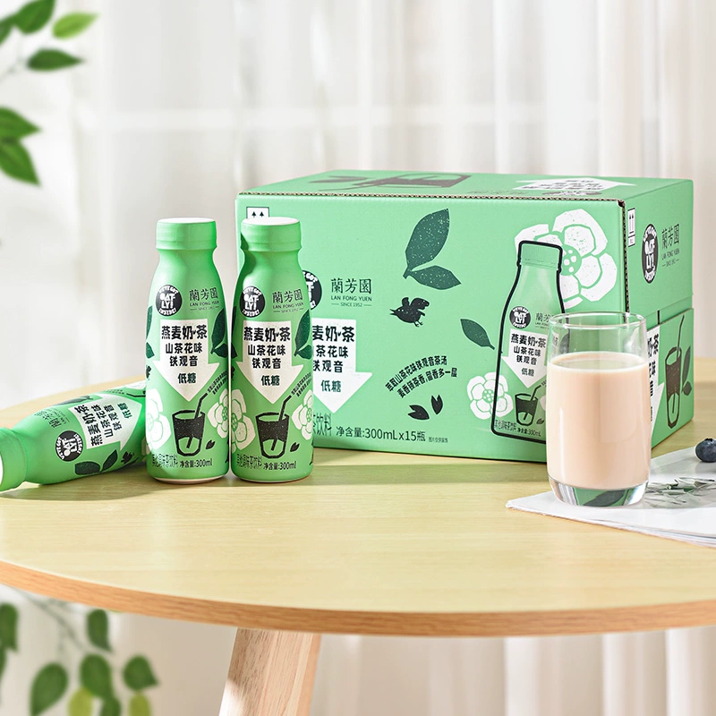 OATLY&兰芳园 低糖山茶花味燕麦奶 300ml*7瓶 47.9元包邮 值值值-买手聚集的地方