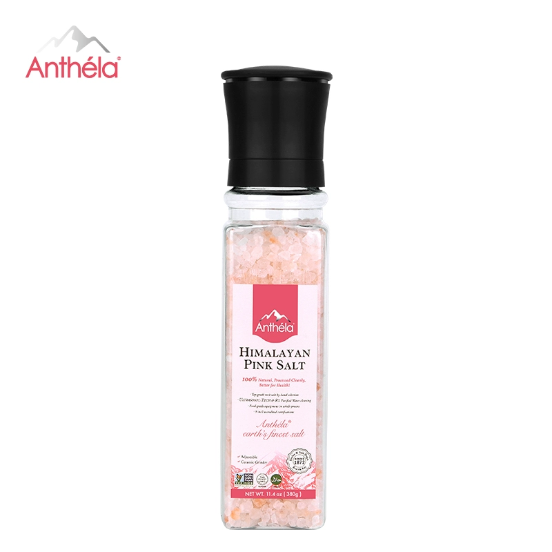 Anthela AA级喜马拉雅玫瑰盐带研磨器 380g 29元包邮包税（需领券） 值值值-买手聚集的地方