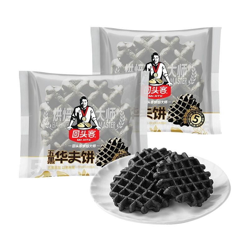 回头客 五黑华夫饼 500g 16.9元包邮 值值值-买手聚集的地方