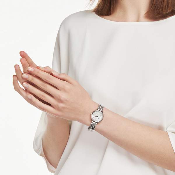 Emporio Armani 安普里奥·阿玛尼 满天星系列 女士圆盘钢带石英表 AR2511 899元包邮包税，6期免息, 值值值-买手聚集的地方