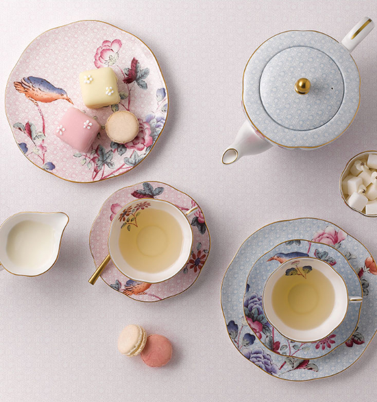 Wedgwood 玮致活 杜鹃系列 骨瓷茶杯碟组 280cc 4色 新低285.59元包税包邮（旗舰店780元） 值值值-买手聚集的地方