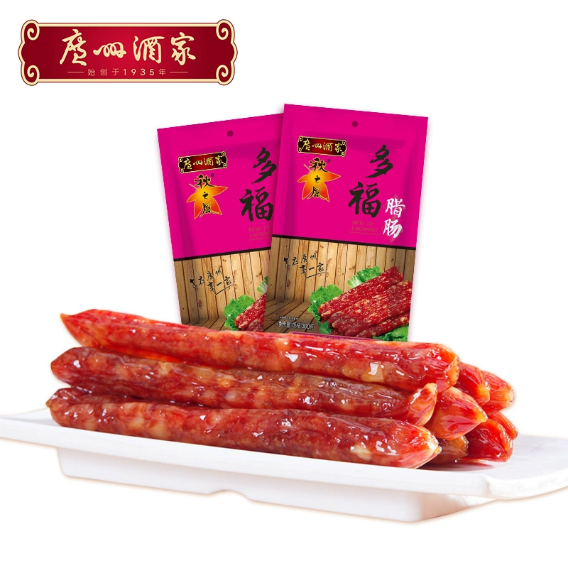 广州酒家 秋之风多福腊肠 300g*2袋 新低19.9元包邮 值值值-买手聚集的地方