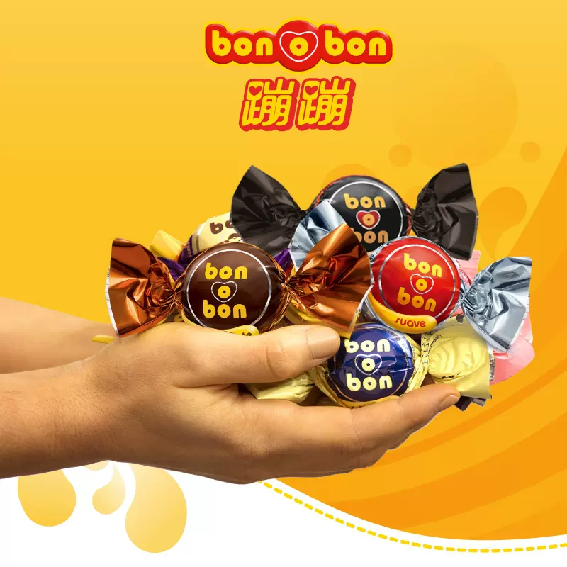 阿根廷国民巧克力，bonobon  蹦蹦 夹心巧克力 450g（15g*30粒） 39.9元包邮 值值值-买手聚集的地方
